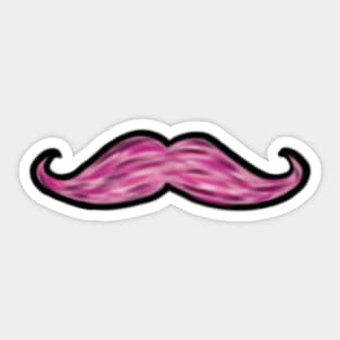 Warfstache Sticker